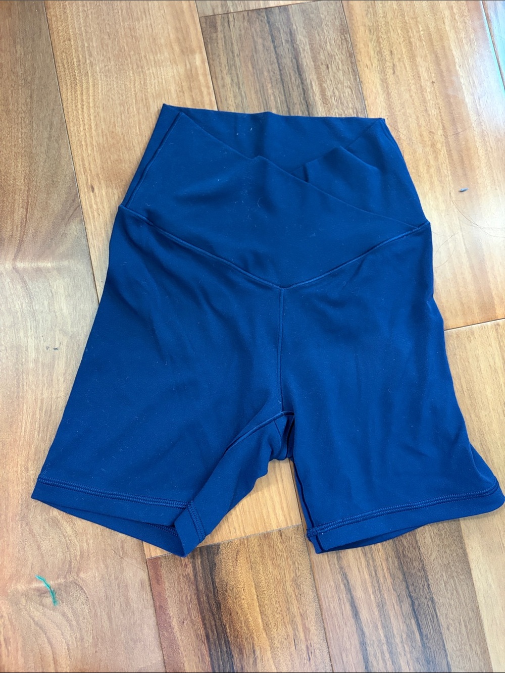 Aerie V Waist Bike Shorts - Navy